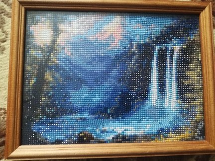 Творчество бабушки. Алмазная вышивка (мозайка, живопись). №162956