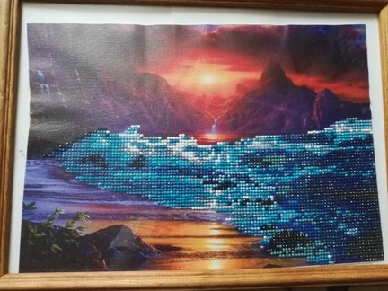 Творчество бабушки. Алмазная вышивка (мозайка, живопись). №162957