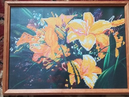 Творчество бабушки. Алмазная вышивка (мозайка, живопись). №162960