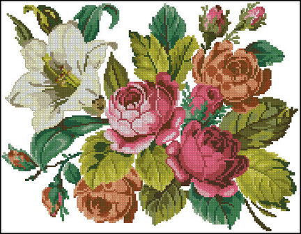 Старинная вышивка №173770