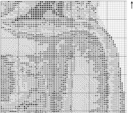 Ищу схему Дочка от Золотое руно, монохром №175011