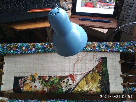 Как я в процессе вышивки корректирую схему №175470