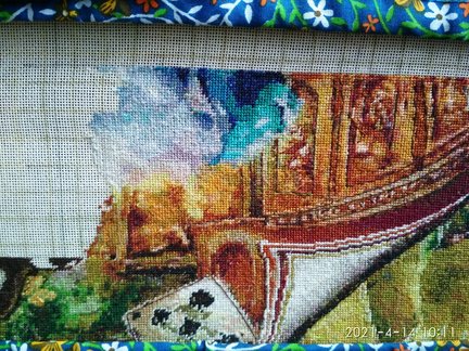 Как я в процессе вышивки корректирую схему №175695