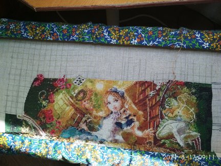 Как я в процессе вышивки корректирую схему №176643