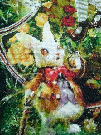 Как я в процессе вышивки корректирую схему №177056