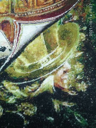 Как я в процессе вышивки корректирую схему №177058