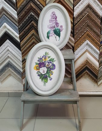 Оформление вышивок в Багетной Мастерской «Антураж», Екатеринбург №177257