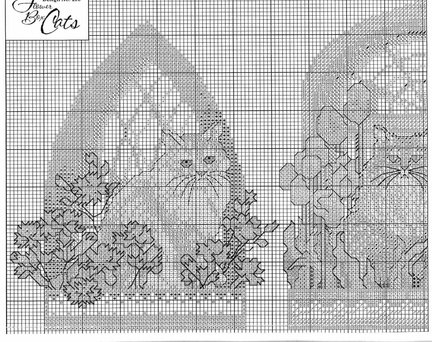 Ищу сэмплер с кошками на окошках №180433