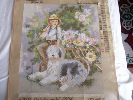 Wełna do haftu - kanwa rico gobelin №182986