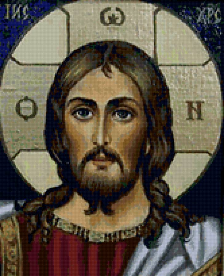 Иисус Христос - икона - предпросмотр