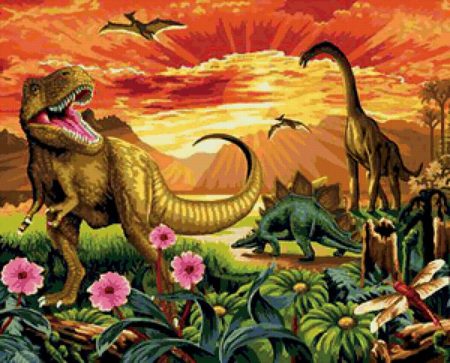 в гостях у динозавров - предпросмотр