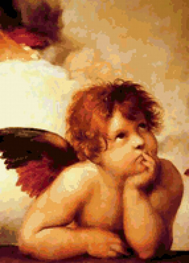 ангел - ангел, европейская живопись - предпросмотр