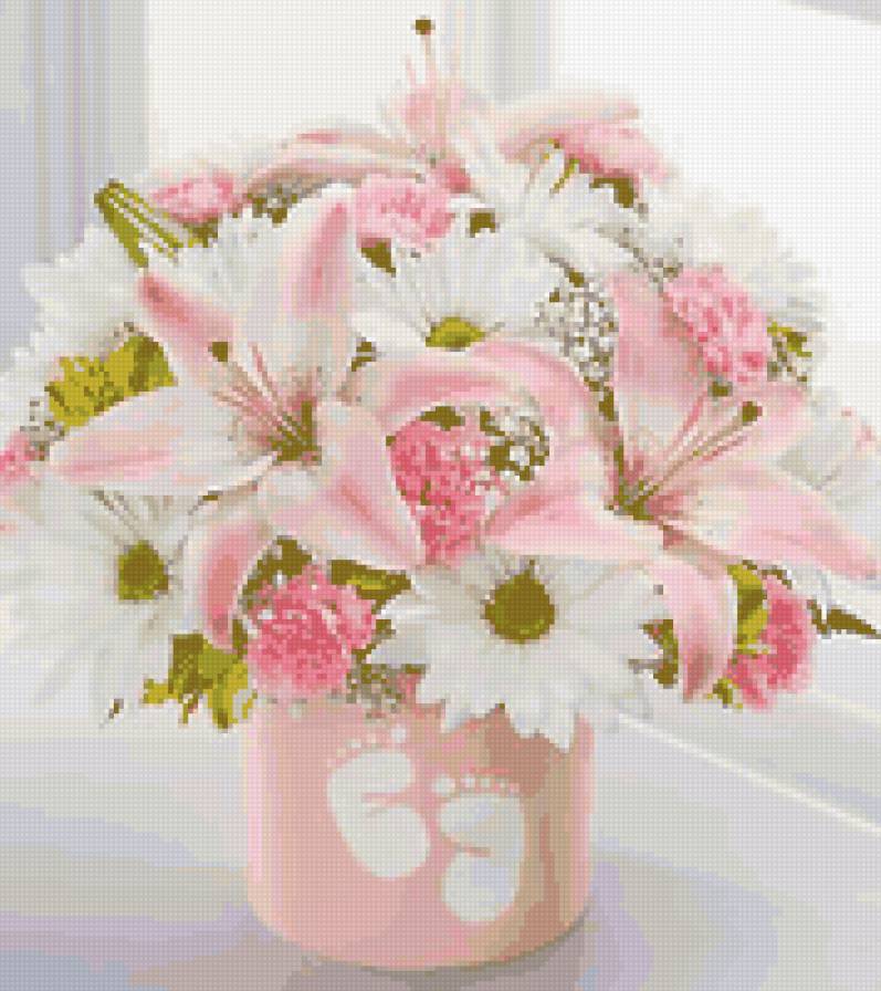 букетик - ваза, цветы, букет - предпросмотр