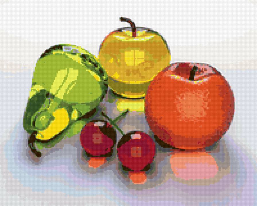 фрукты - яблоко, груша, фрукты - предпросмотр