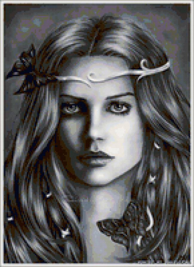 девушка - девушка, лицо, глаза - предпросмотр