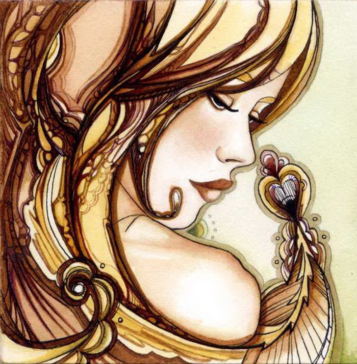 Красота женщины - картина, девушка, красота женщины - оригинал