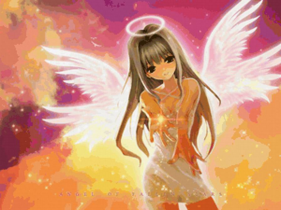 аниме 12 - аниме, ангел, девушка - предпросмотр