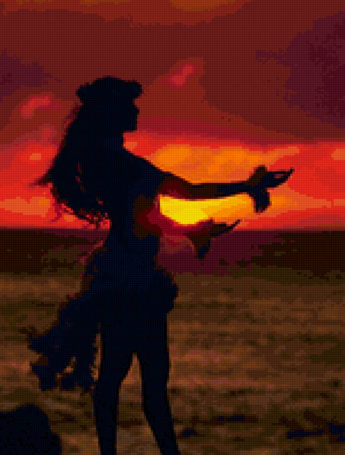 Hawaii - гавайи, танец, солнце, девушка, лето - предпросмотр