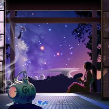 Схема вышивки «Ночь»