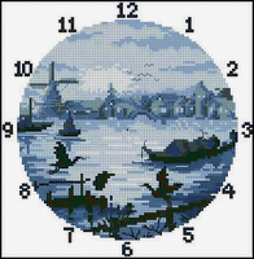 зима - часы - предпросмотр