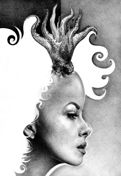 №335672 - карандаш, сюрреализм, рисунок - оригинал