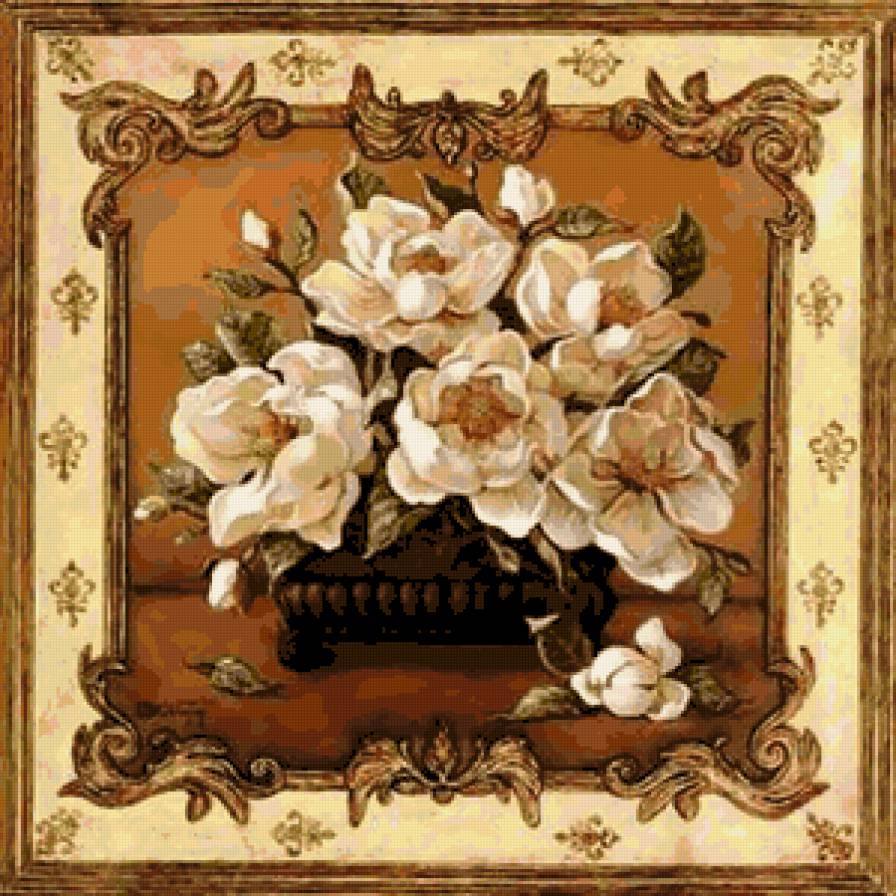 №4960 - цветы, пионы, подушка, декор - предпросмотр