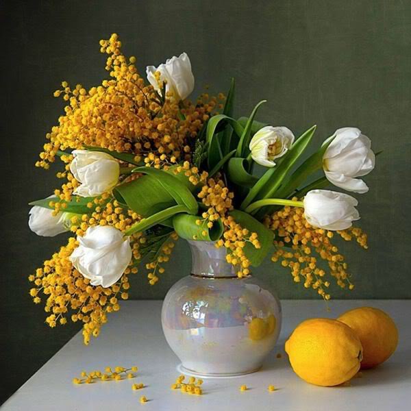 Весенний букет - натюрморт, цветы, букет - оригинал