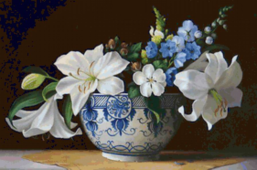 №5401 - цветы в вазе - предпросмотр