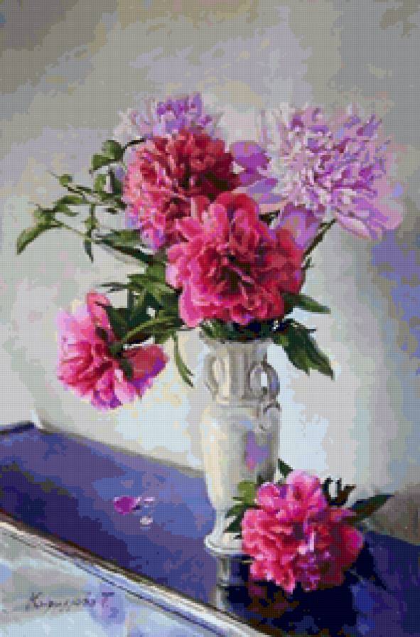 Серия "Пионы" - пионы, цветы - предпросмотр