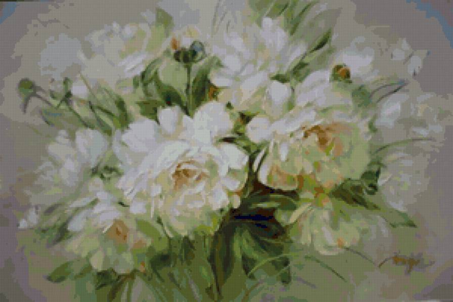 Серия "Пионы" - цветы, пионы - предпросмотр