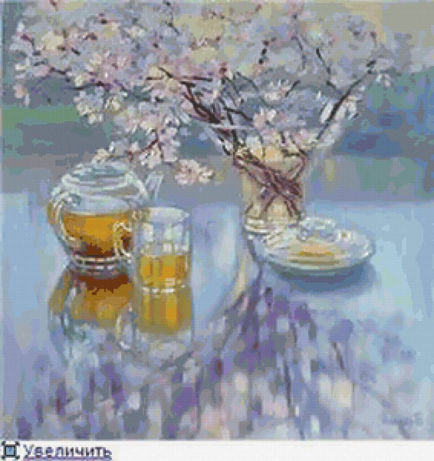 цветы - цветы, натюрморт, голубой - предпросмотр