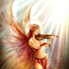 ангел со скрипкой