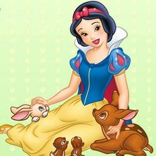 Схема вышивки «белоснежка»