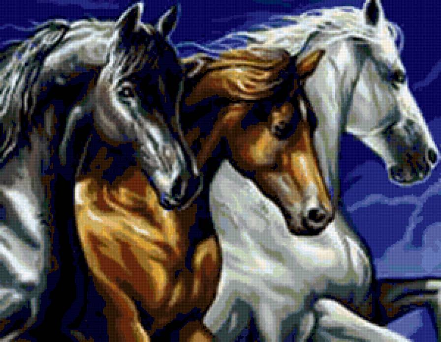 3 лошадки) - лошадь - предпросмотр