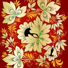 Оригинал схемы вышивки «цветы» (№7955)