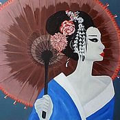 Оригинал схемы вышивки «Geisha» (№8366)