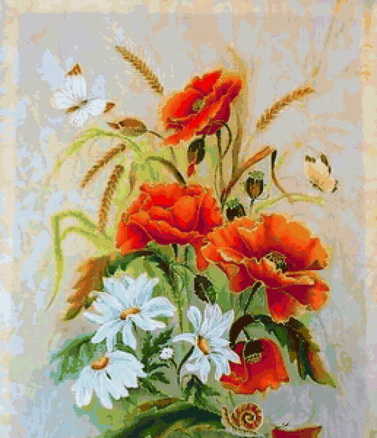 №8429 - цветы, букет - предпросмотр