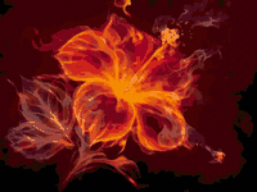 магия огня - цветок - предпросмотр