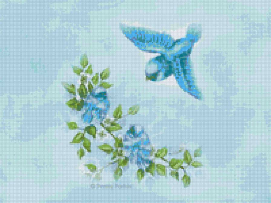 Серия "Птицы" - птицы, пейзаж - предпросмотр