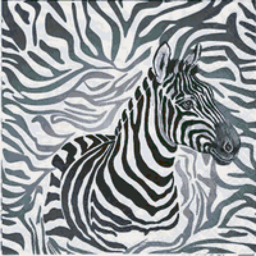 Подушка "Зебра" - узоры, подушка, зебры, лошадка, зебра, лошадки, животные - предпросмотр