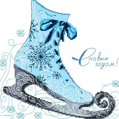 Новогоднее панно - новый год, снежинки, снежинка, коньки, панно, зима, узоры - оригинал