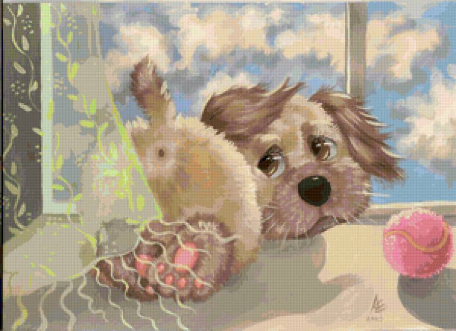 Серия "Сказка" - щенок, сказка, собака, детство - предпросмотр