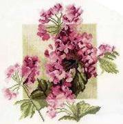 Ветка гортезии - цветы, подушка, цветок - оригинал