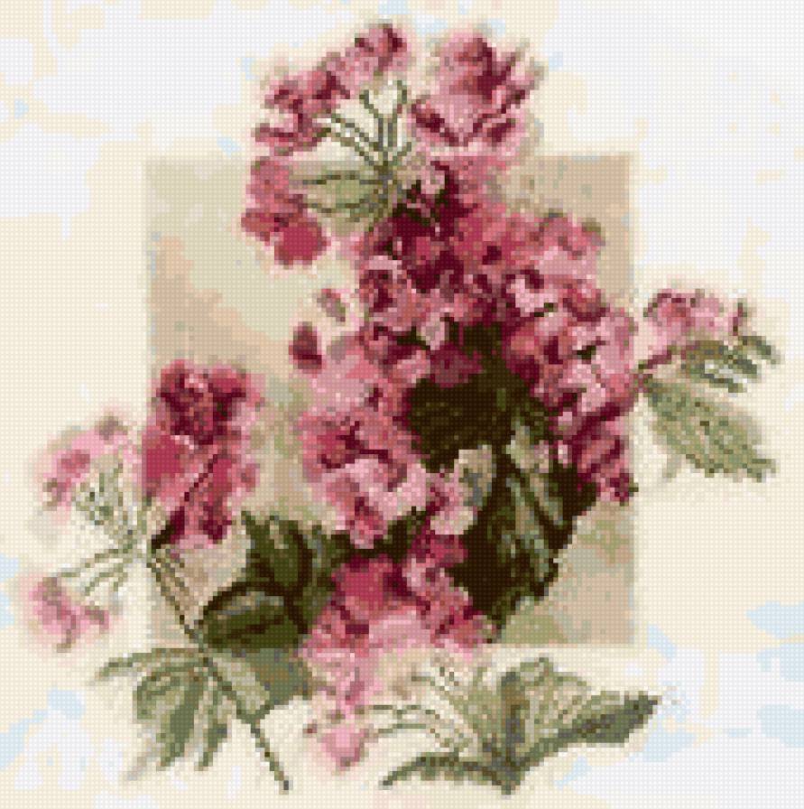Ветка гортезии - подушка, цветы, цветок - предпросмотр