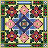 Схема вышивки «подушечка»
