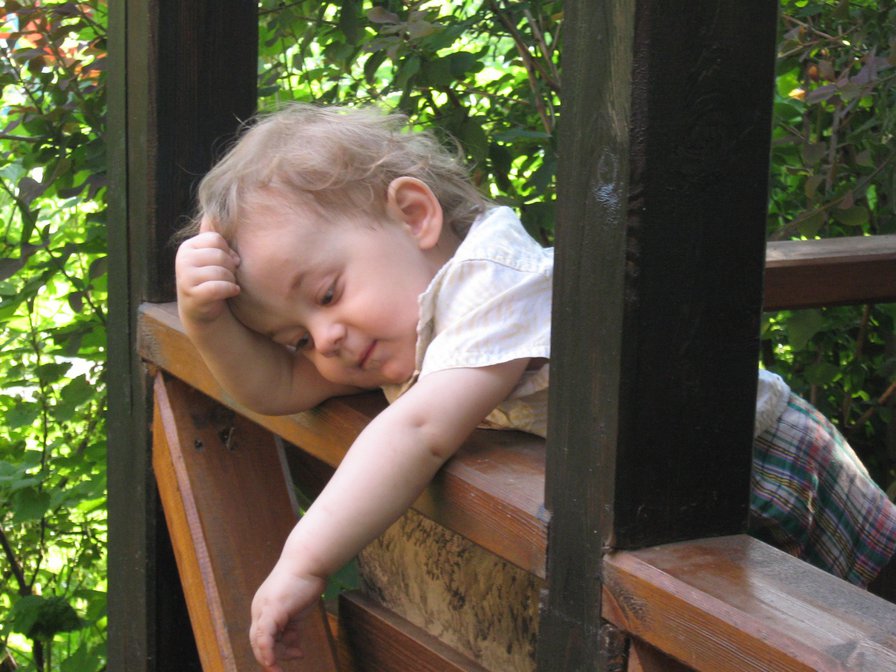 на даче.. - оригинал