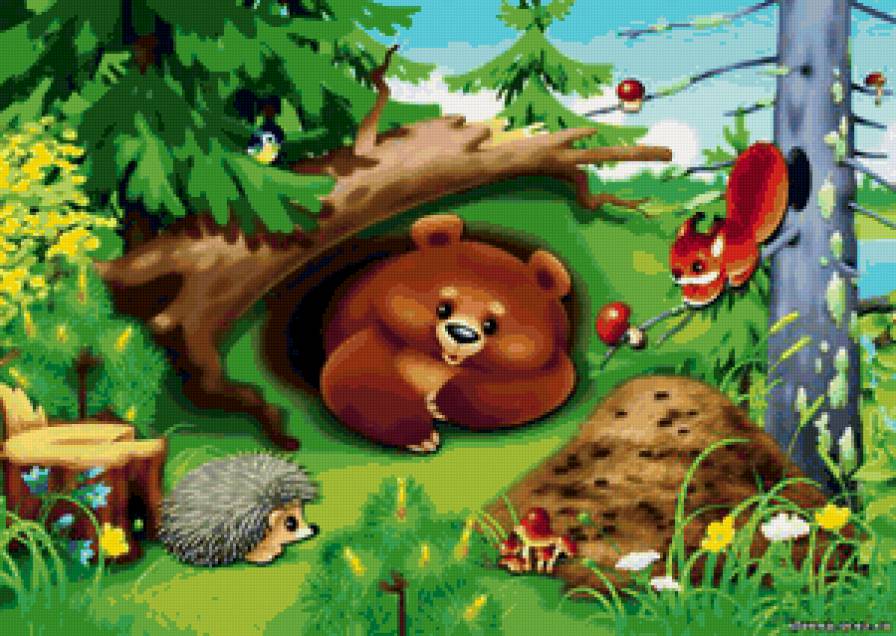 лес - предпросмотр