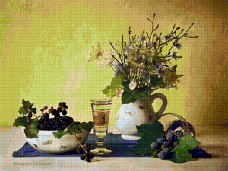 натюрморт - ягоды, натюрморт - предпросмотр