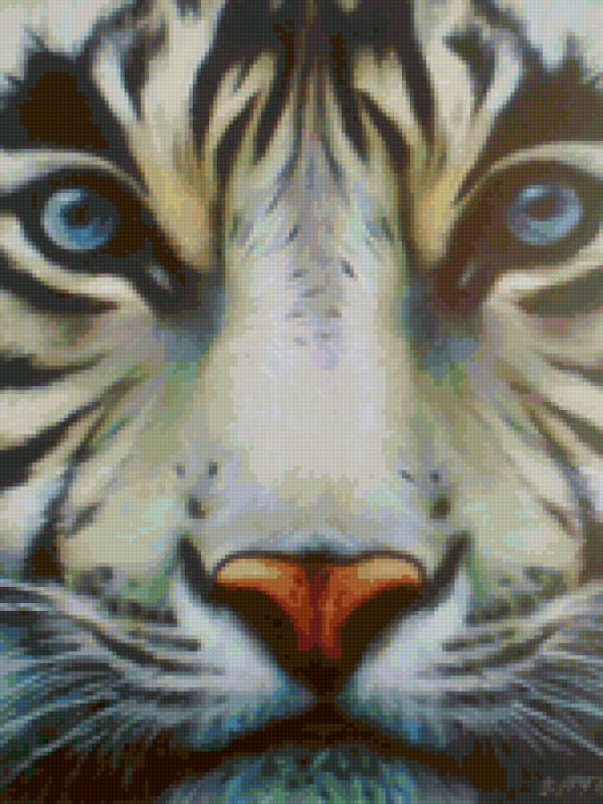 белый  тигр - природа, животные,  - предпросмотр