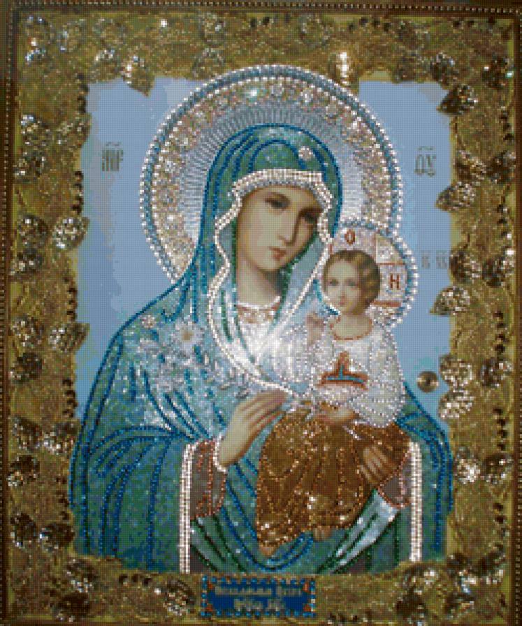 Святая Богородица - икона - предпросмотр